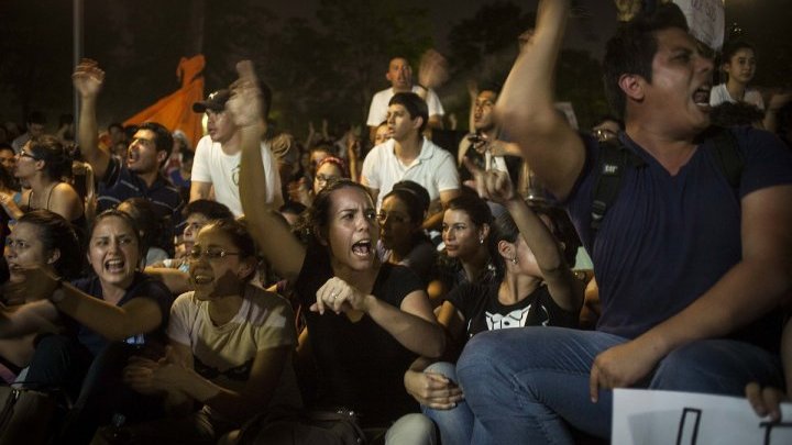 Paraguay's university students are protesting against corruption 