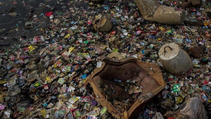 Indonesia battles against the plastic tide