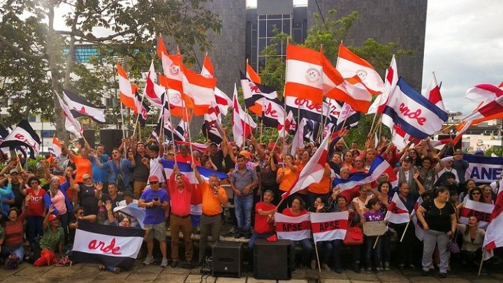 In just seven months in power, Costa Rica's new government has experienced three months of confrontation with public sector unions