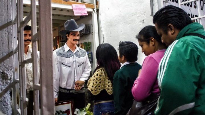 Jesús Malverde, patron saint of the poor and of drug traffickers