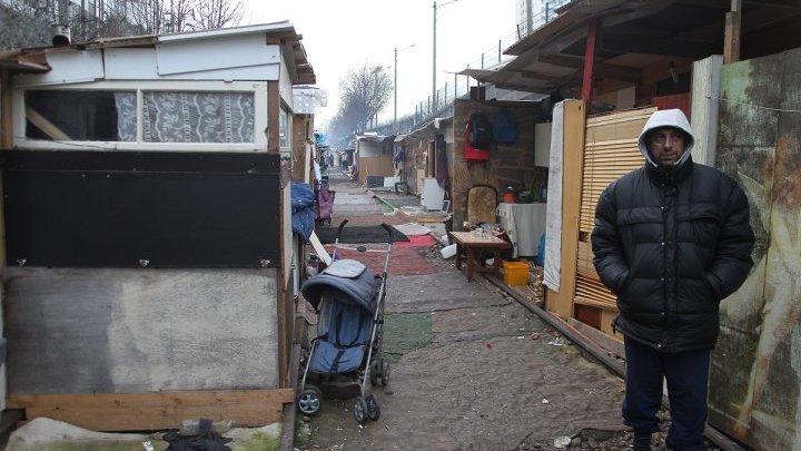 Amenaza de expulsión de un asentamiento de gitanos en París