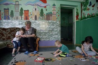 What impact has the war had on Ukraine's child-focused workers?