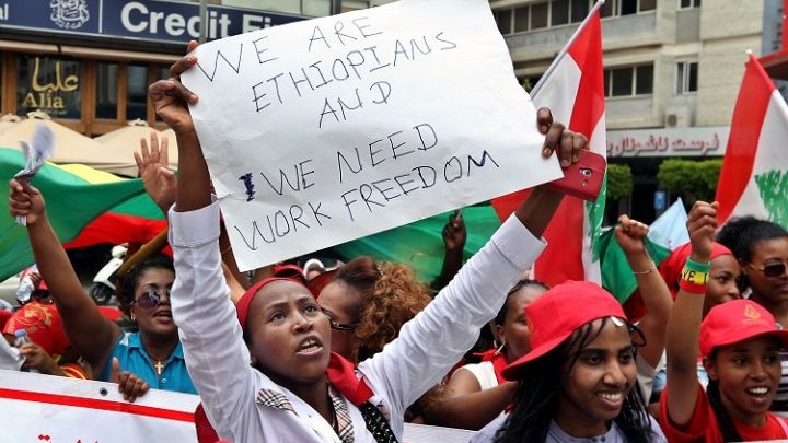 Abused Ethiopian domestic worker is “the poster girl for kafala” in Lebanon