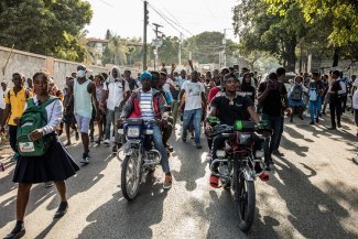 Dada la grave inseguridad que vive Haití, el cotidiano de la población se vuelve cada día más peligroso