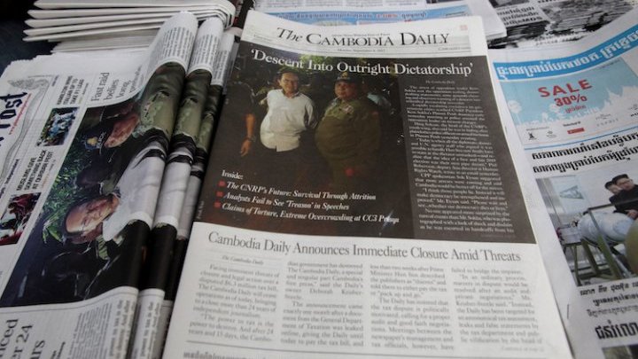 La presse libre du Cambodge muselée après la fermeture d'un journal critique