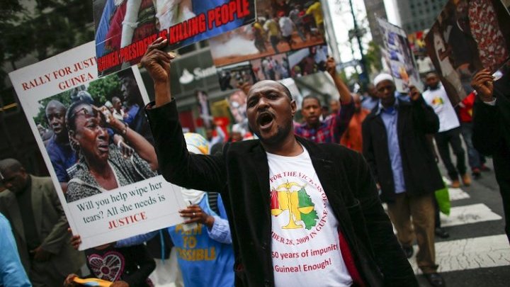 En Guinea, más de 12 años después de la masacre del estadio de Conakri, las víctimas siguen clamando justicia