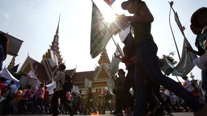 Camboya estrecha el cerco en torno a los sindicatos
