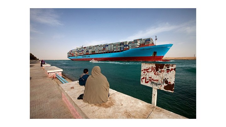 Un puerto egipcio recupera el ritmo tras el éxito de una huelga
