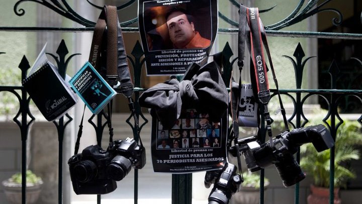 La violencia constante contra periodistas en México