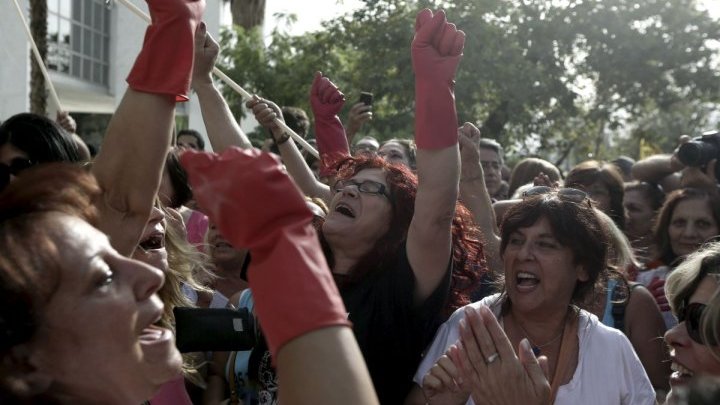 Le combat des femmes de ménage grecques contre l'austérité