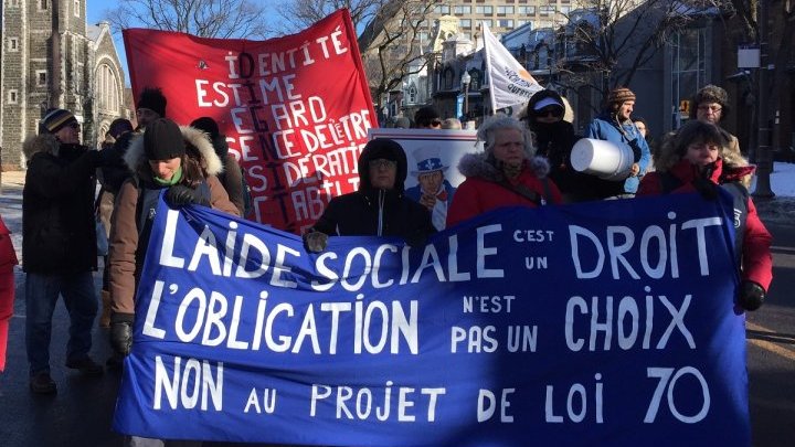 La reforma de la ayuda social en Quebec ataca a los más vulnerables